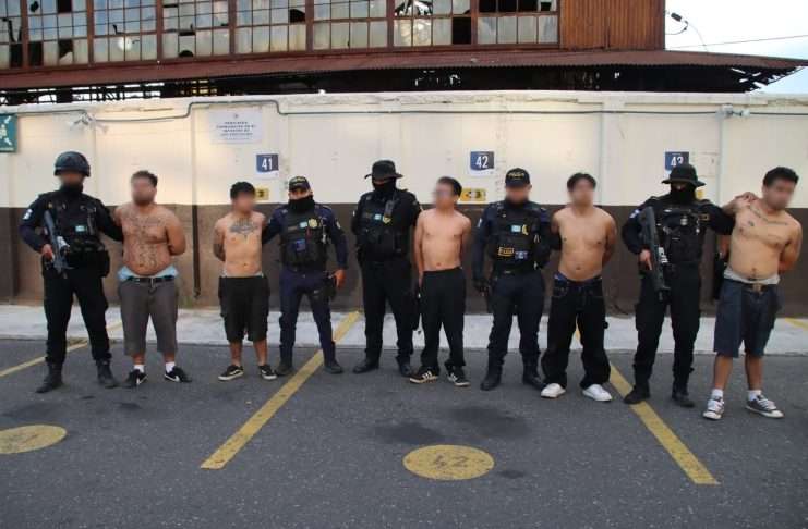 PNC captura a 8 del Barrio 18, entre ellos al 