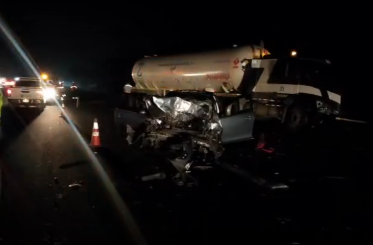 Accidente en km. 79 de la CA-9 Sur deja dos heridos Accidente en km. 79 de la CA-9 Sur deja dos heridos
