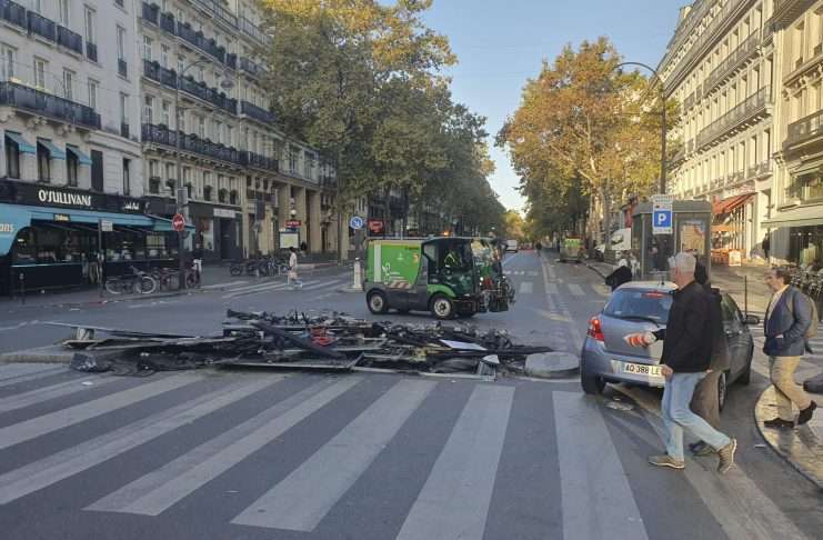 Los detenidos en las protestas en Francia ascienden a 1.800 con 500 agentes heridos