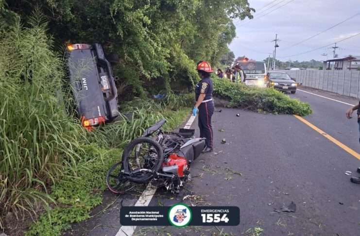 Conductor huye tras accidente fatal en Escuintla